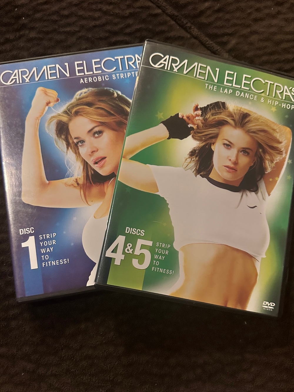 Fitness DVD Set - Green & Blue Covers